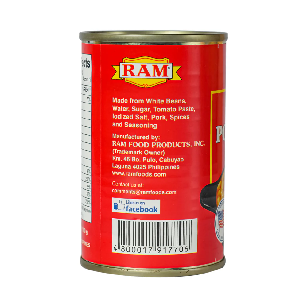 Ram Pork And Beans 165g - Image 3