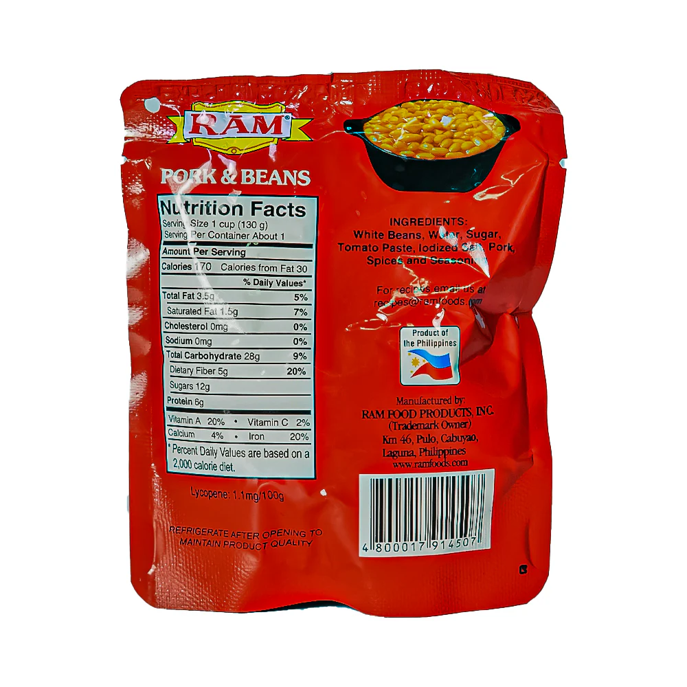 Ram Pork And Beans SUP 100g - Image 2