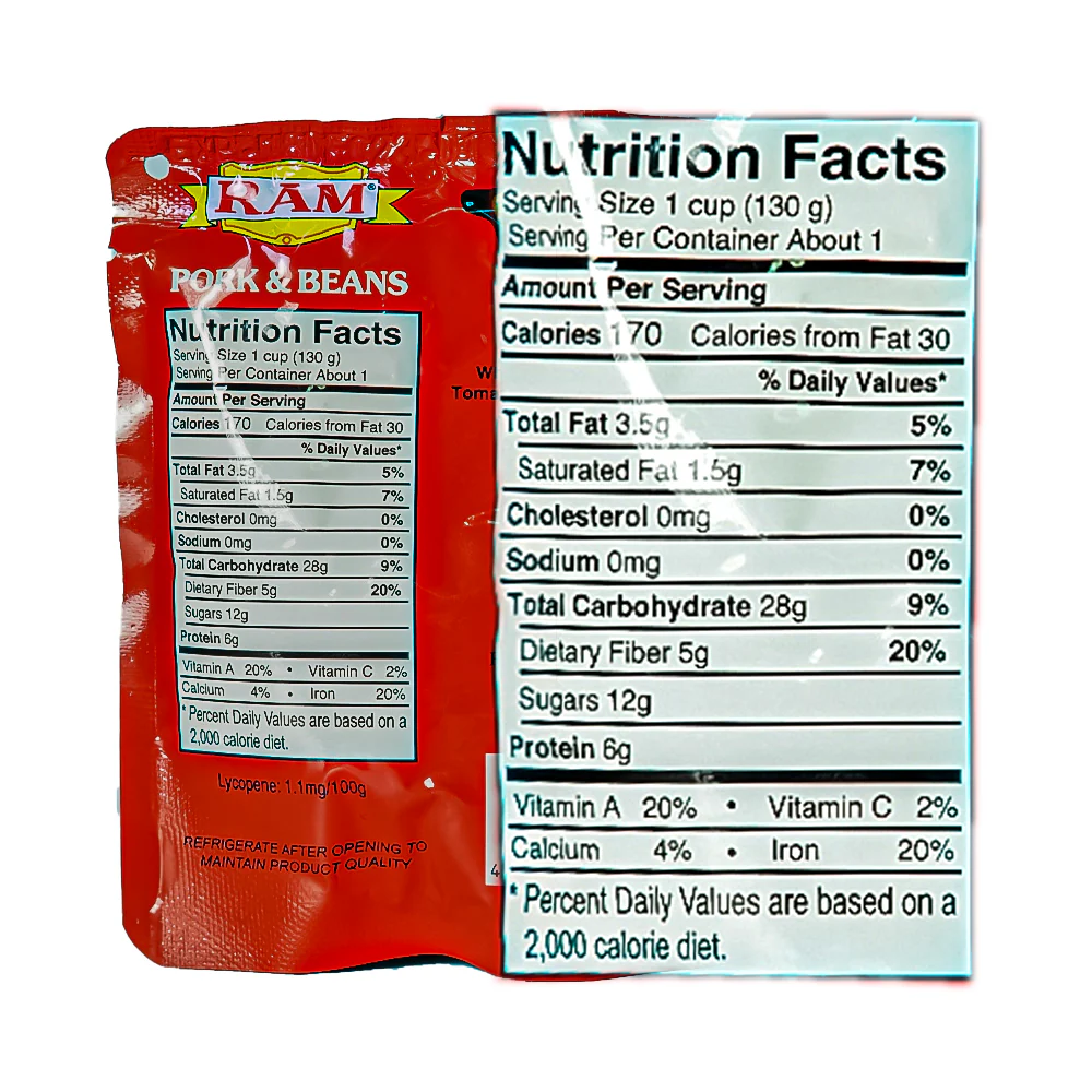Ram Pork And Beans SUP 100g - Image 3