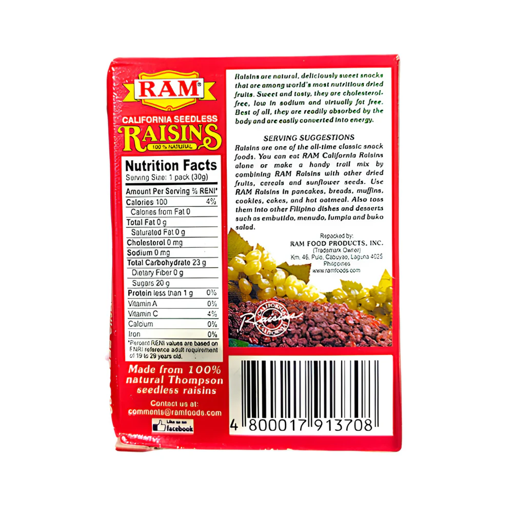 Ram Raisins 30g - Image 2