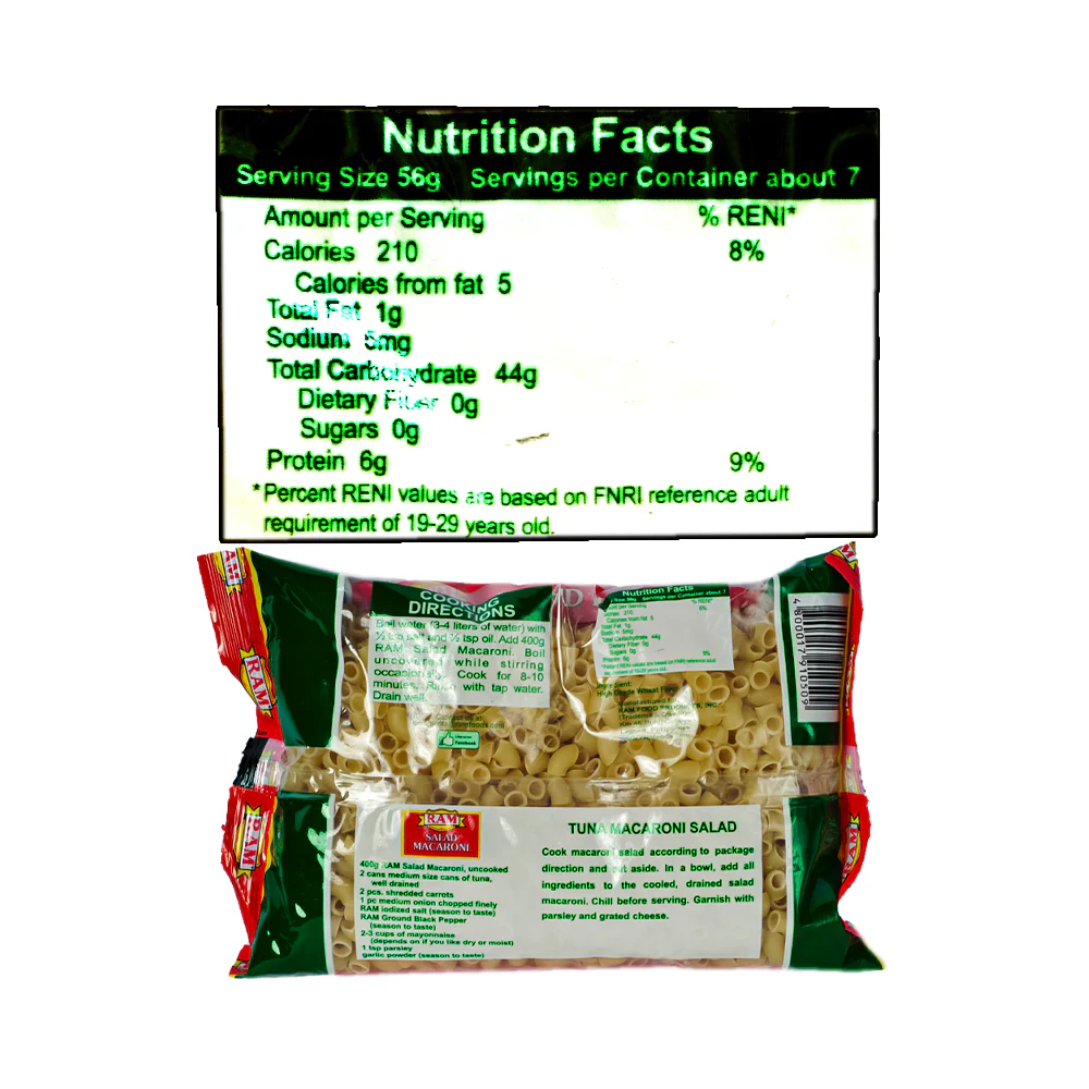 Ram Salad Macaroni 400g - Image 3