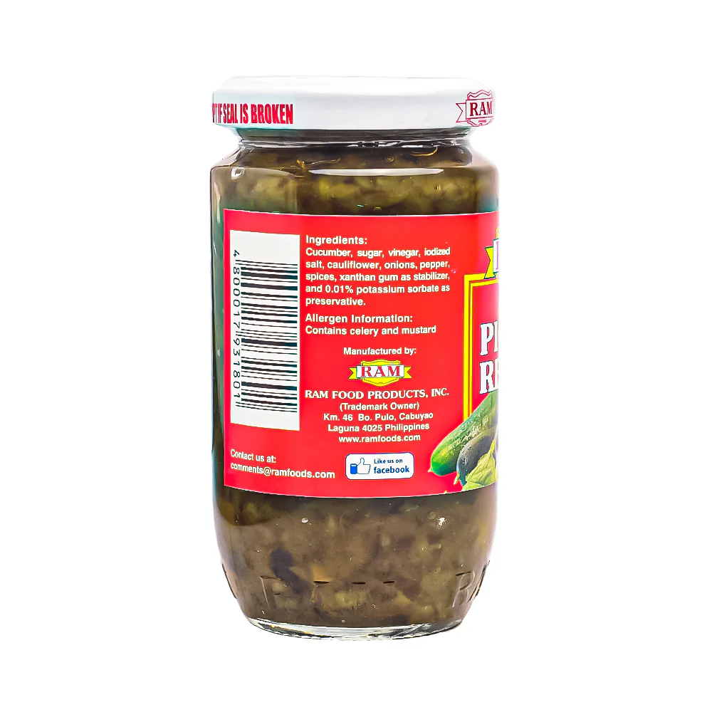 Ram Sweet Pickle Relish 270g - Image 2
