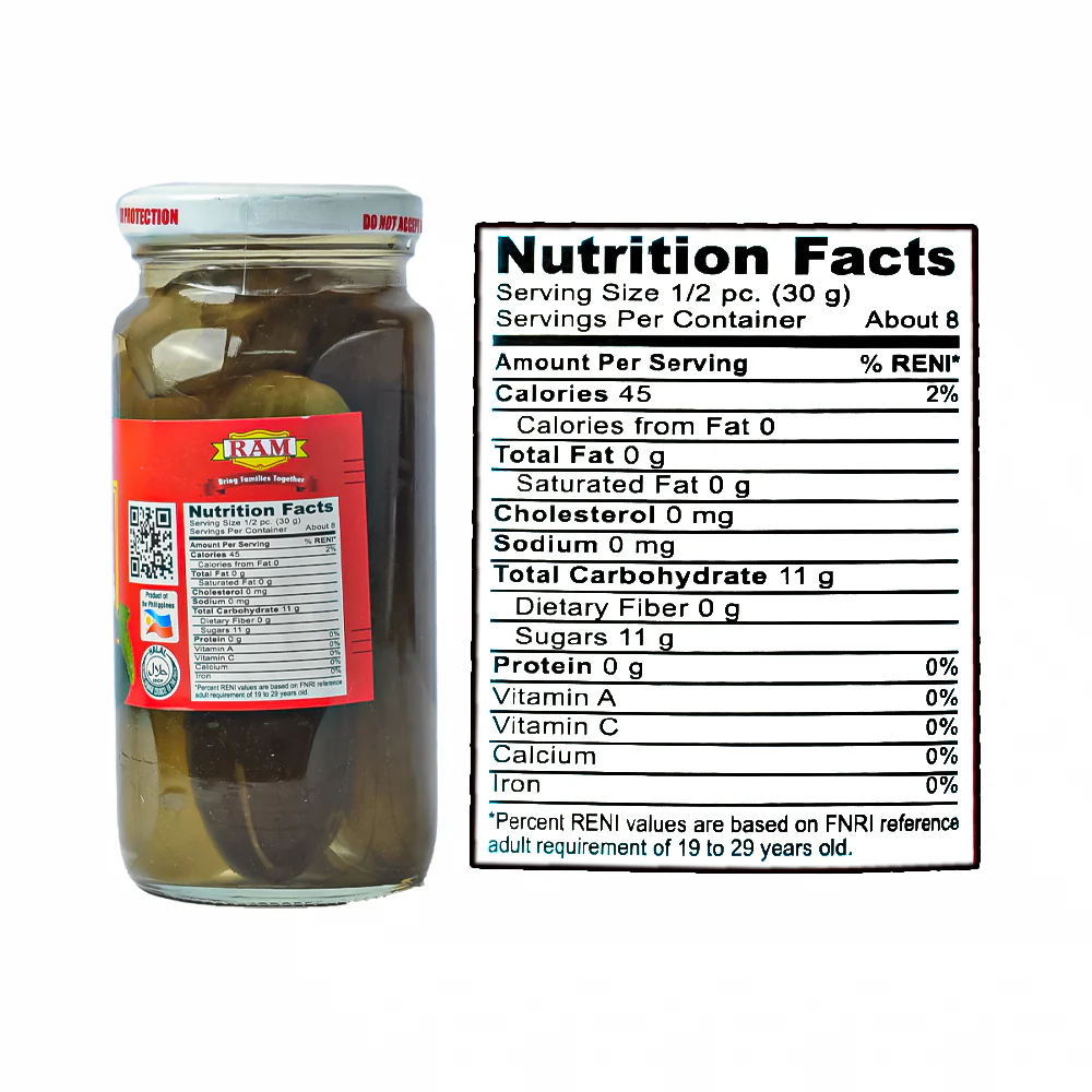Ram Sweet Whole Pickles 420g - Image 3