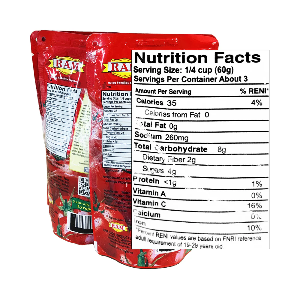 Ram Tomato Sauce SUP 200g x 3's + 1 - Image 2