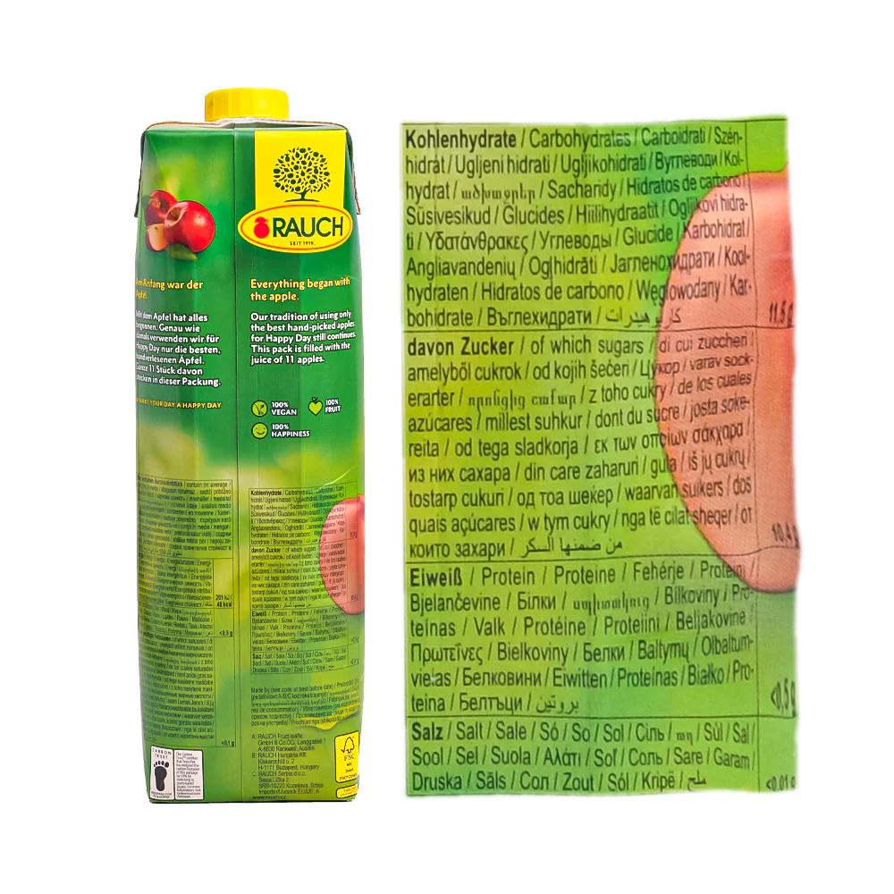 Rauch Happy Day Juice Apple 1L - Image 3
