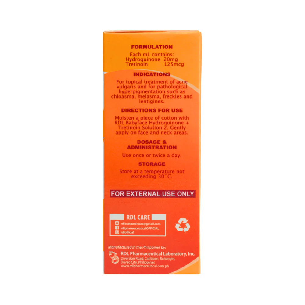 RDL Babyface Astringent #2 30ml - Image 2