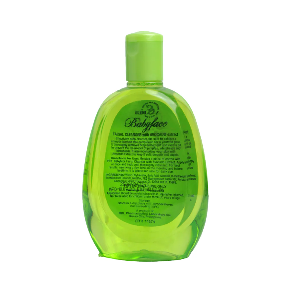 RDL Babyface Facial Cleanser Avocado 250ml - Image 2