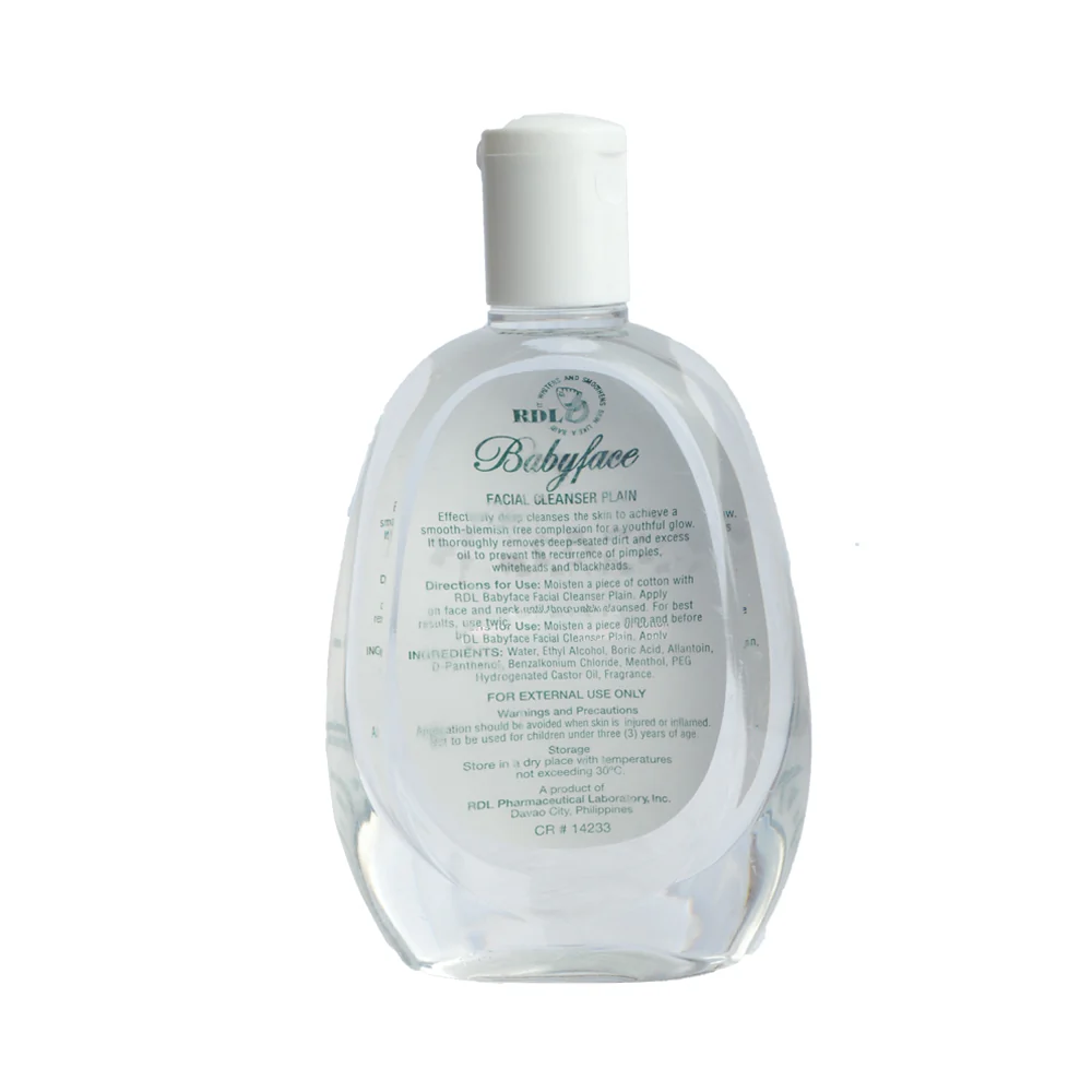 RDL Babyface Facial Cleanser Plain 250ml - Image 2