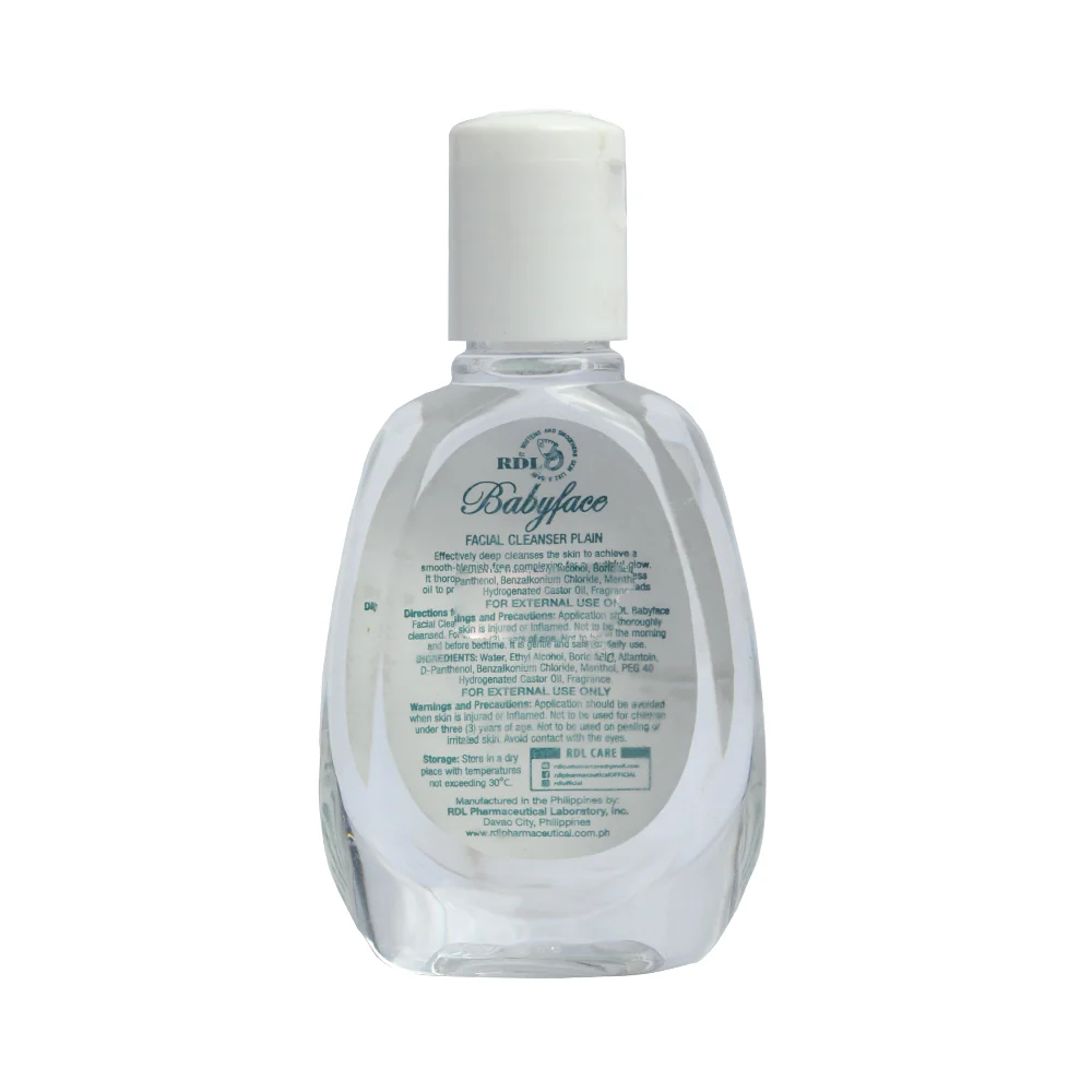 RDL Babyface Facial Cleanser Plain 75ml - Image 2