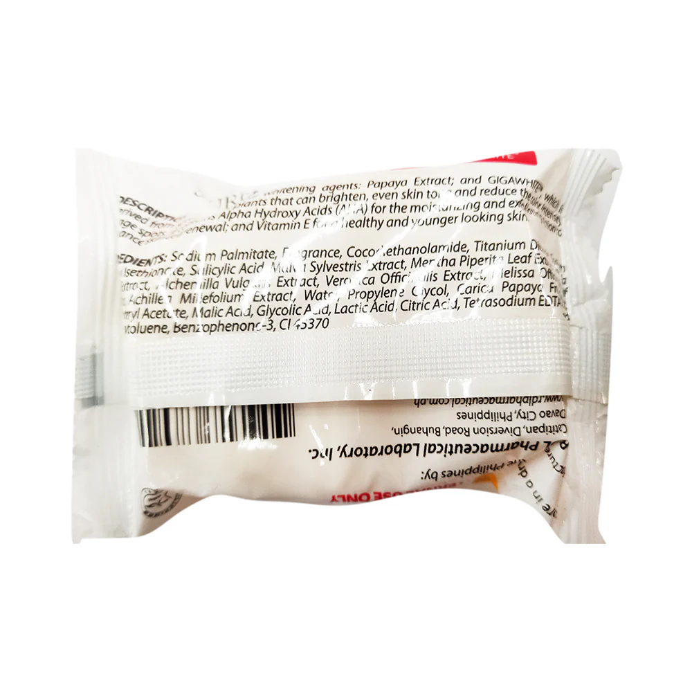 RDL Surewhite Papaya Whitening Soap 90g - Image 2