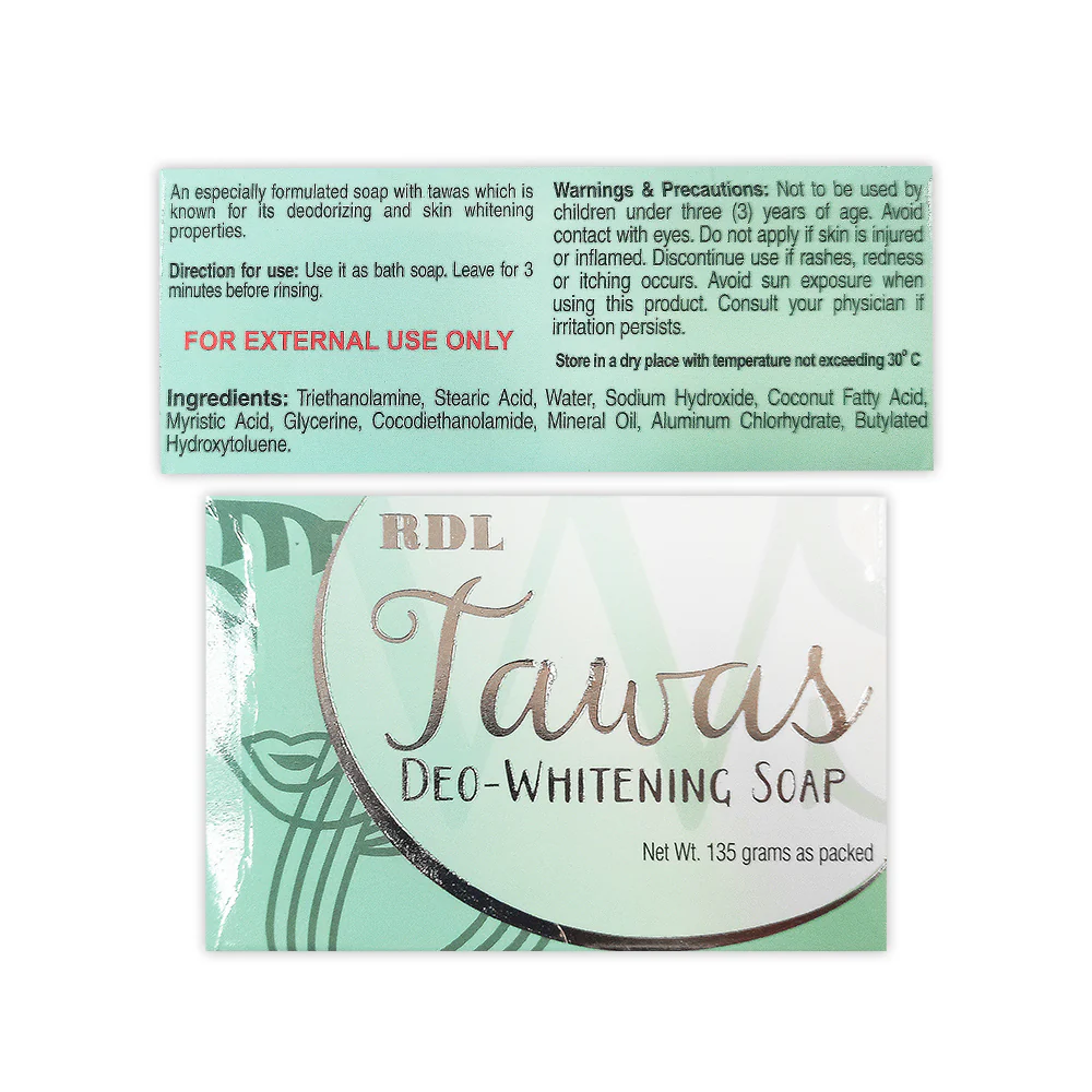 RDL Tawas Deo-Whitening Soap 135g - Image 2