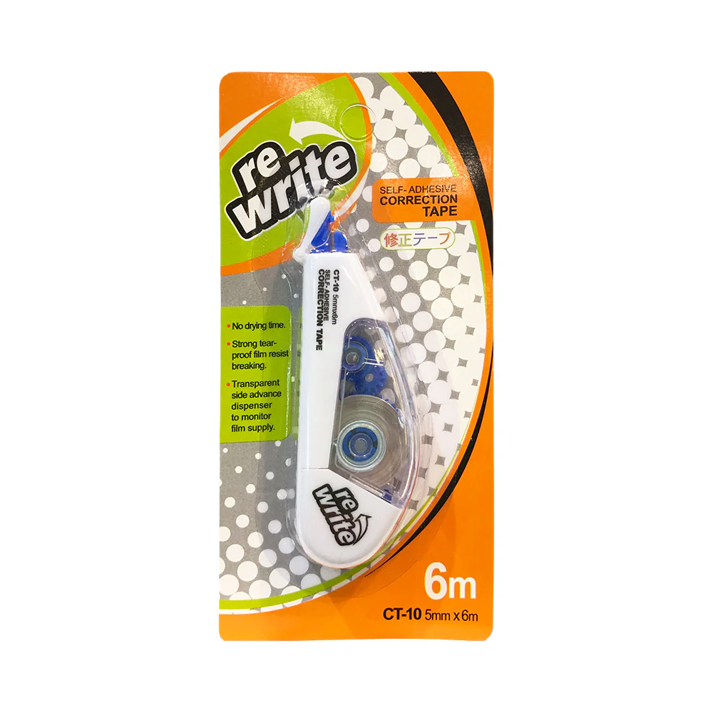Re-Write Correction Tape 5mm x 6m - Image 3