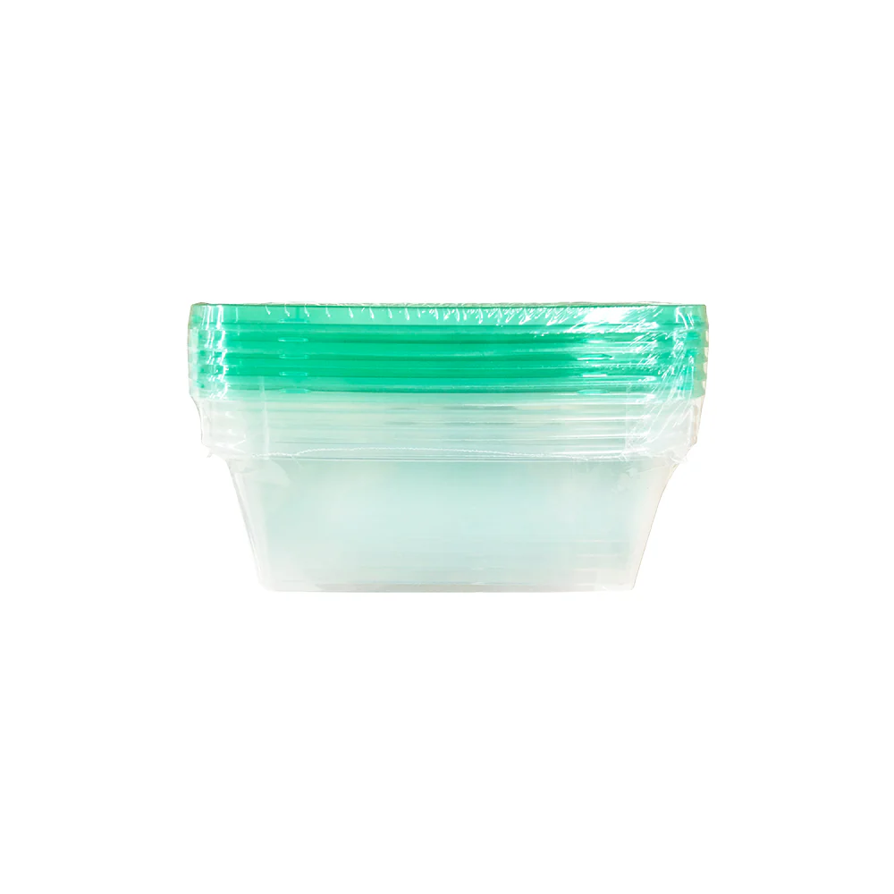 Ready-Wrap R500 Colored Lid And Clear Container 5's - Image 2