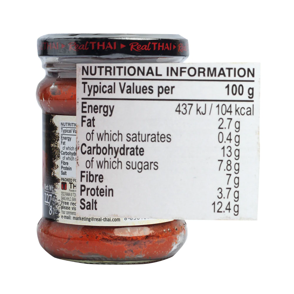 Real Thai Paste Red Curry 227g - Image 2