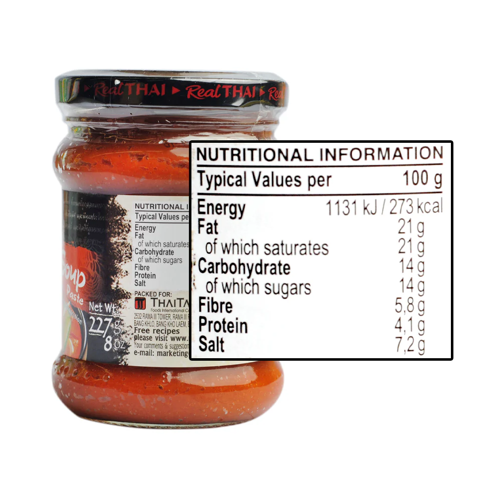 Real Thai Paste Tom Yum Soup Paste 227g - Image 2
