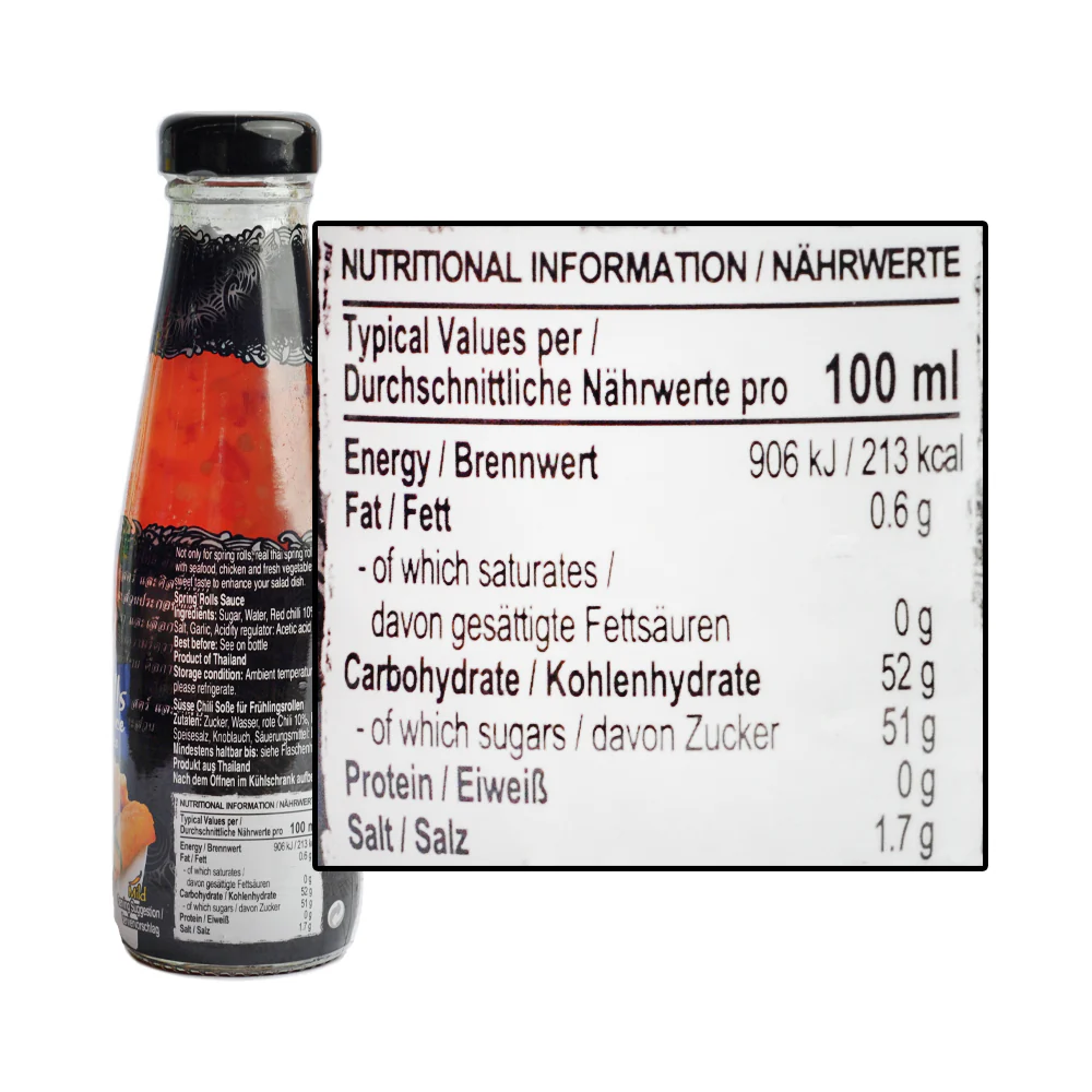 Real Thai Spring Rolls Sauce 200ml - Image 2