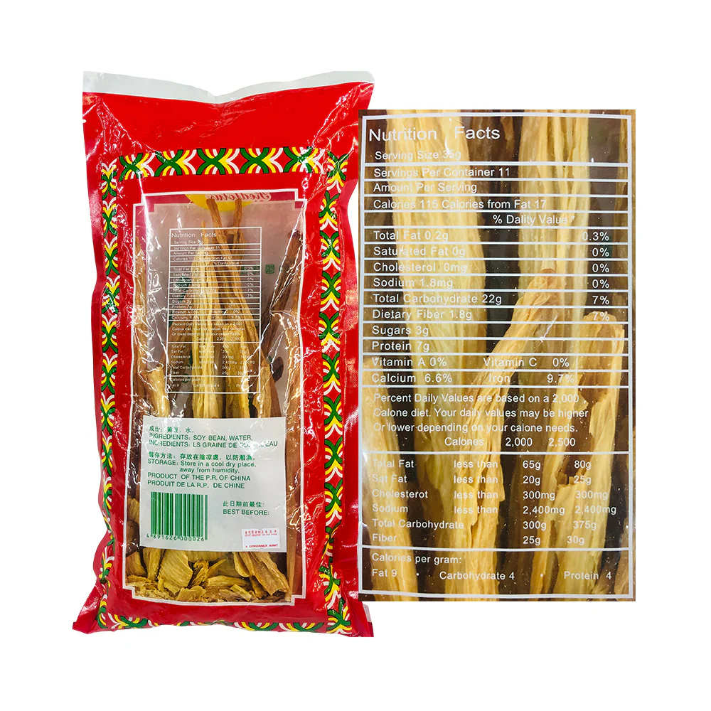 Red Lotus Dried Bean Curd Haricot Caille Stick 200g - Image 2