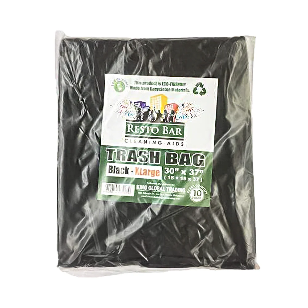 Resto Bar Trash Bag Black XL 10's - Image 2