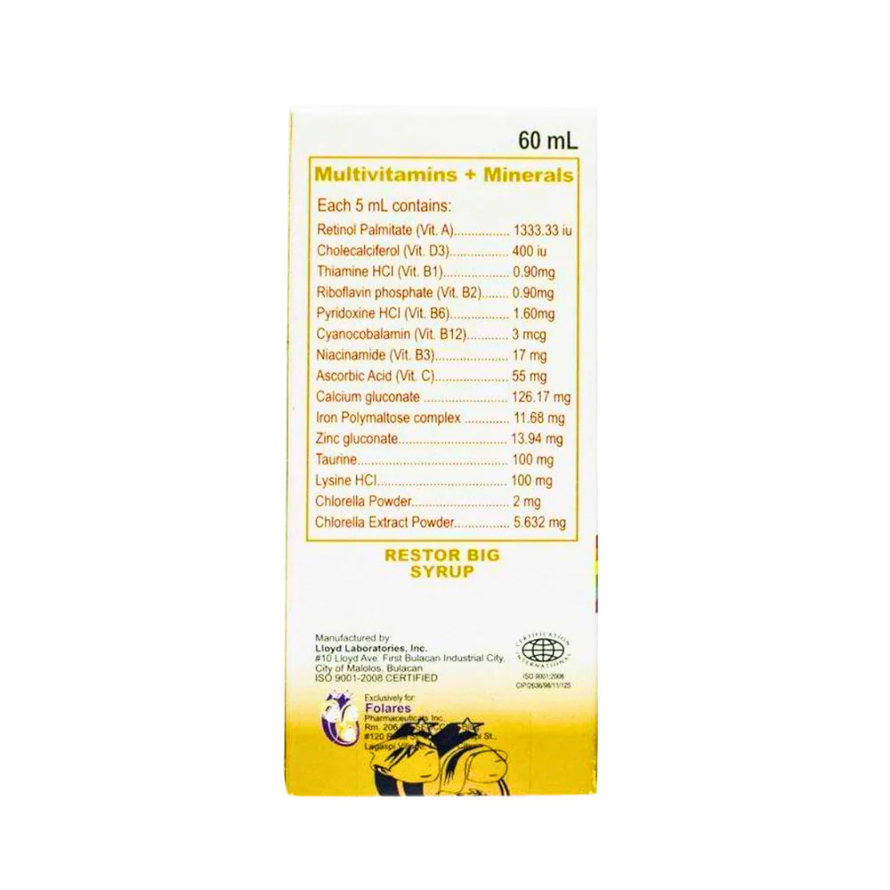 Restor Big Syrup 60ml