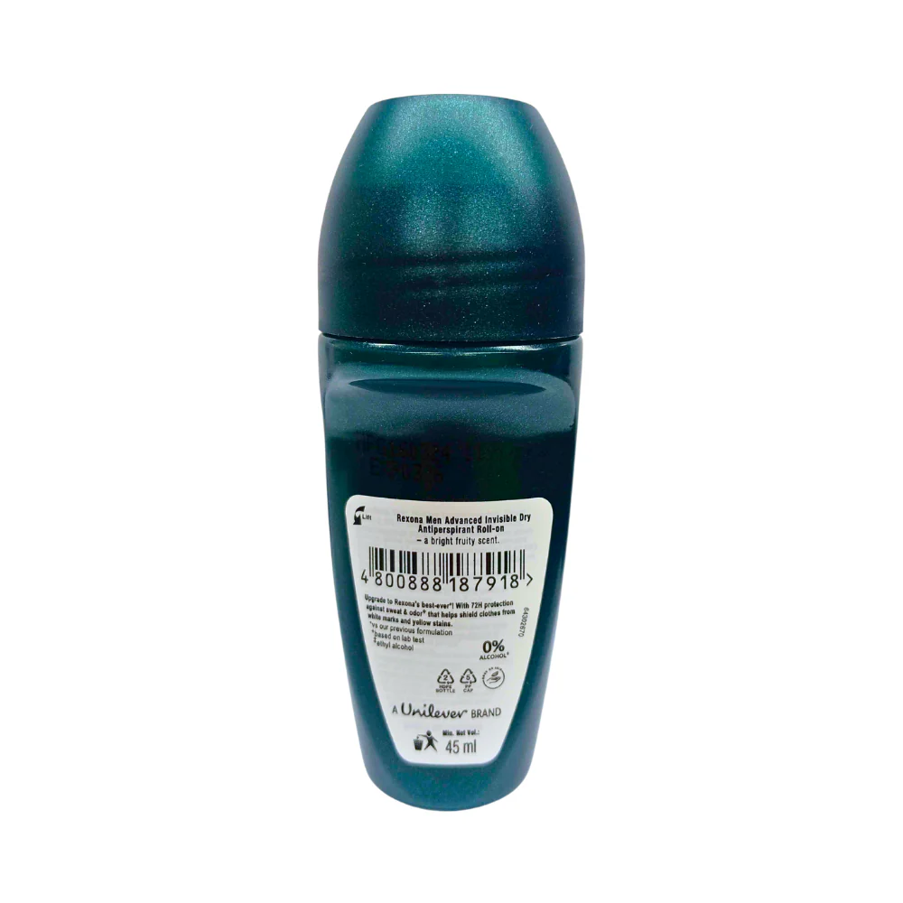 Rexona Deodorant Roll On Invisible Dry Men 50ml - Image 2