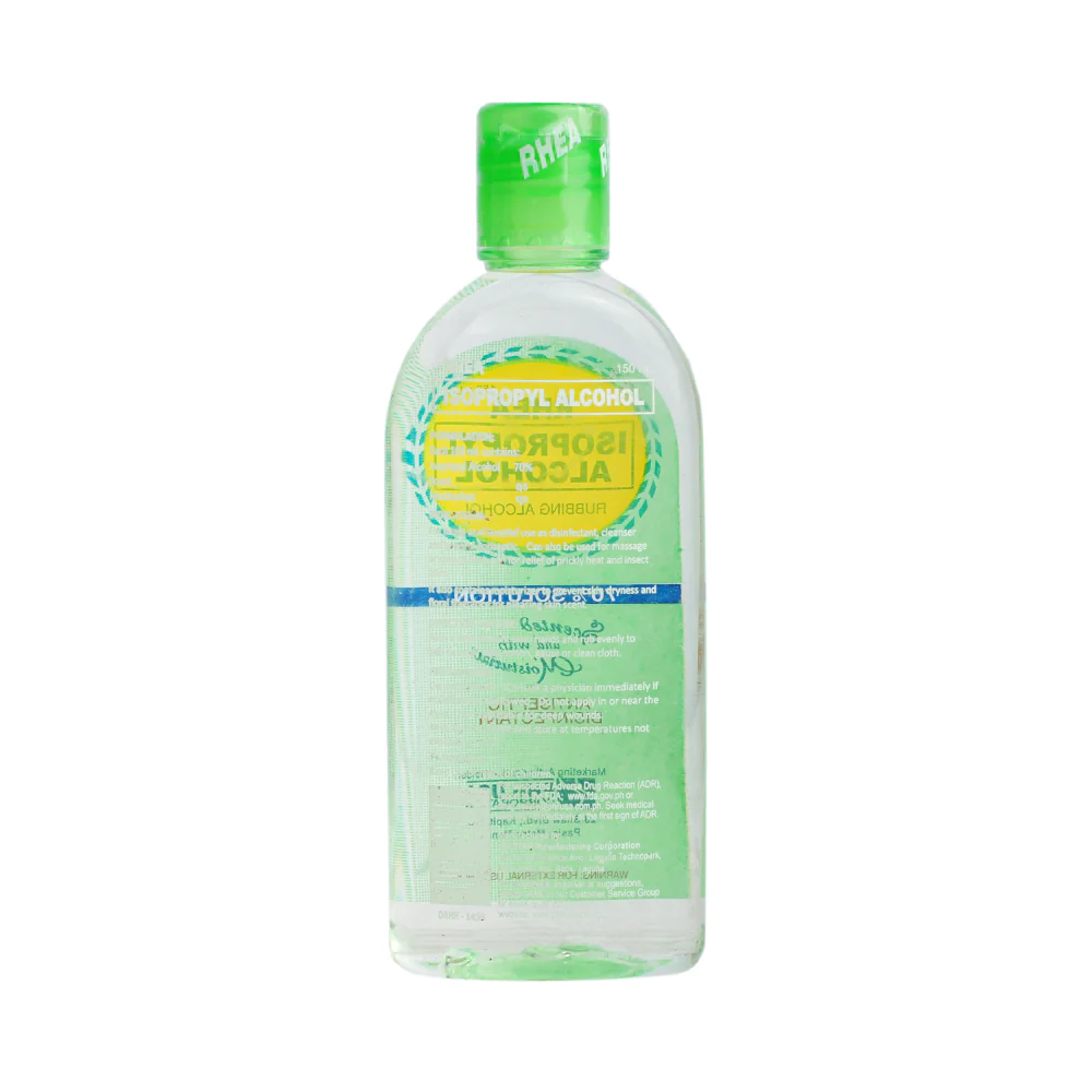 Rhea 70% Isopropyl Alcohol With Moisturizer 150ml - Image 2