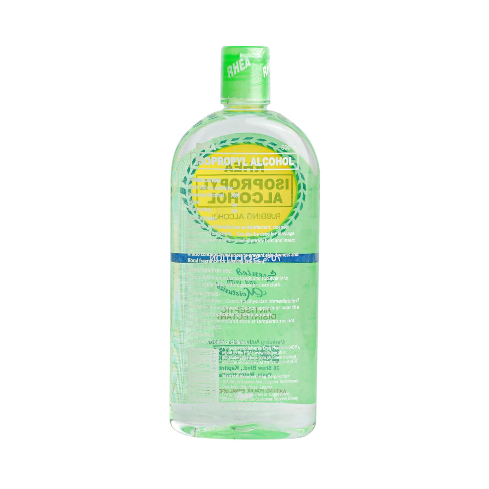 Rhea 70% Isopropyl Alcohol With Moisturizer 500ml - Image 2