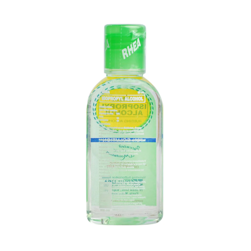 Rhea 70% Isopropyl Alcohol With Moisturizer 60ml - Image 2