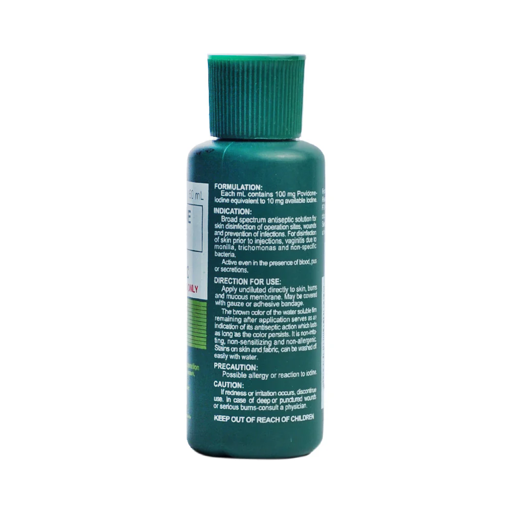 Rhea Povidone Iodine Solution 10% 60ml - Image 2