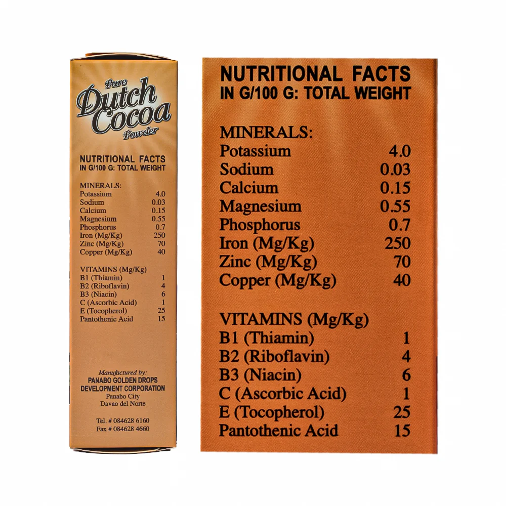 Rich Pure Dutch Cocoa Powder 200g - Image 2