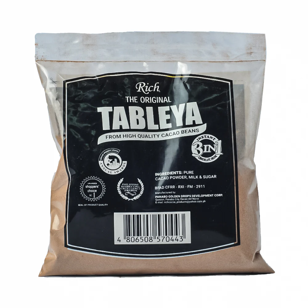 Rich Tableya Instant 3 in 1 Chocolate Drink 125g - Image 2