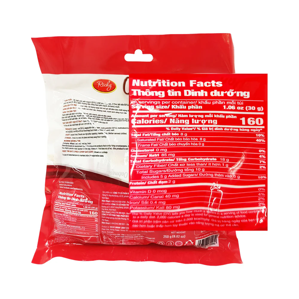 Richy Oatmeal Mini Bite 250g - Image 2