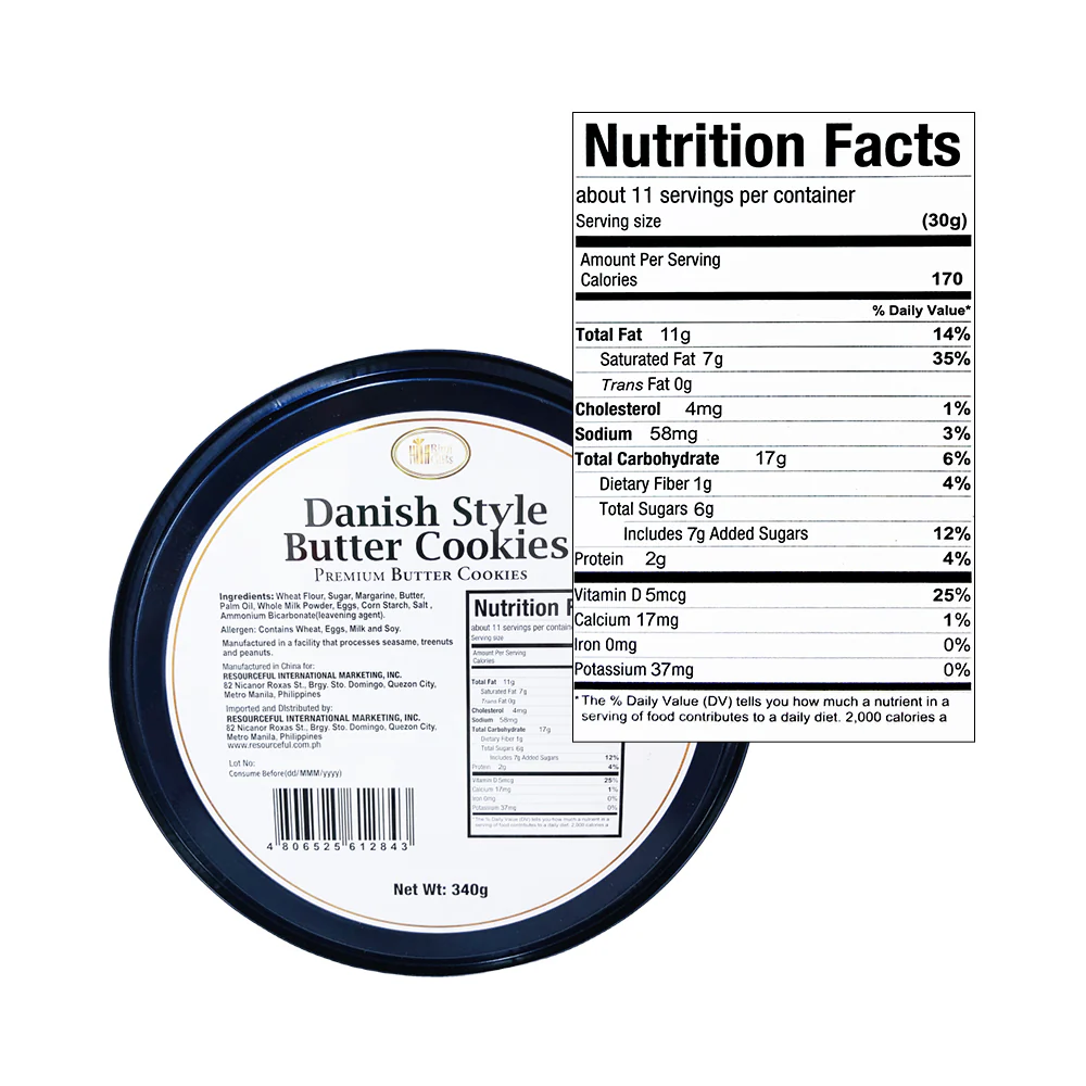 Rimi Gifts Danish Style Premium Butter Cookies 340g - Image 4