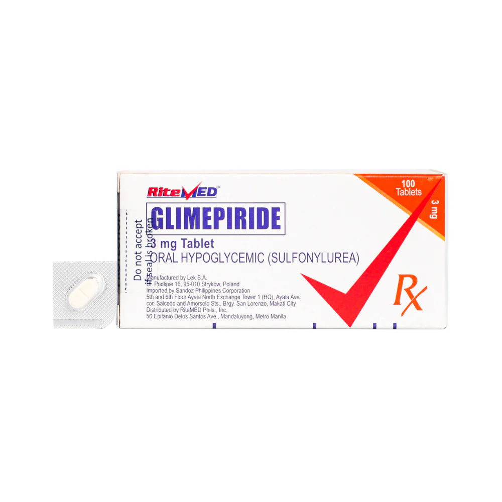 Ritemed Glimepiride Tablet 3mg 1's - Image 2