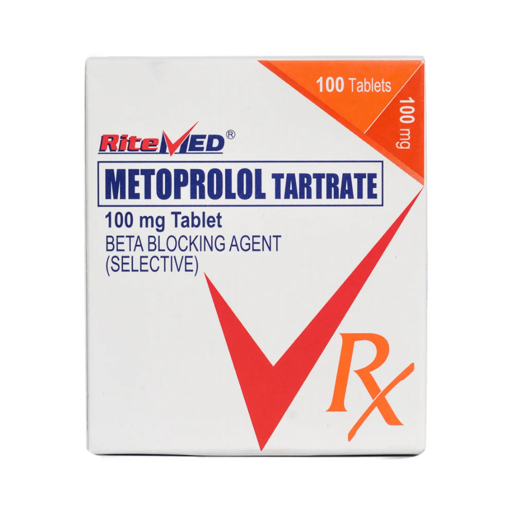 Ritemed Metoprolol Tartrate Tablet 100mg 1's - Image 2