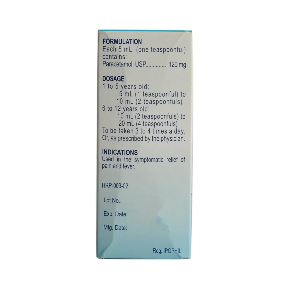 Ritemed Paracetamol 120mg/5ml Syrup 60ml - Image 2