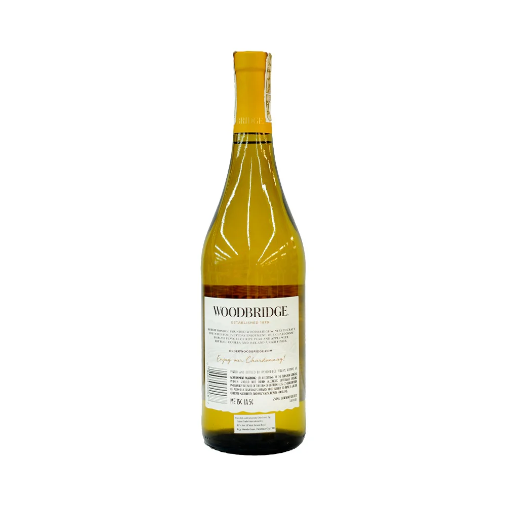 Robert Mondavi Woodbridge Chardonnay White Wine 750ml - Image 3
