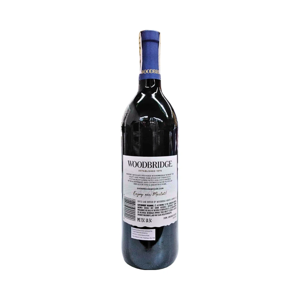 Robert Mondavi Woodbridge Merlot Red Wine 750ml - Image 3