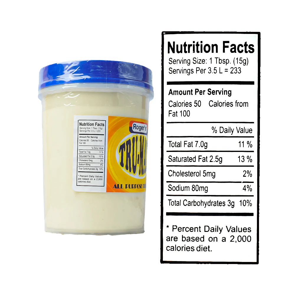 Roger's Tru Mayo All Purpose Dressing 3.5L - Image 3