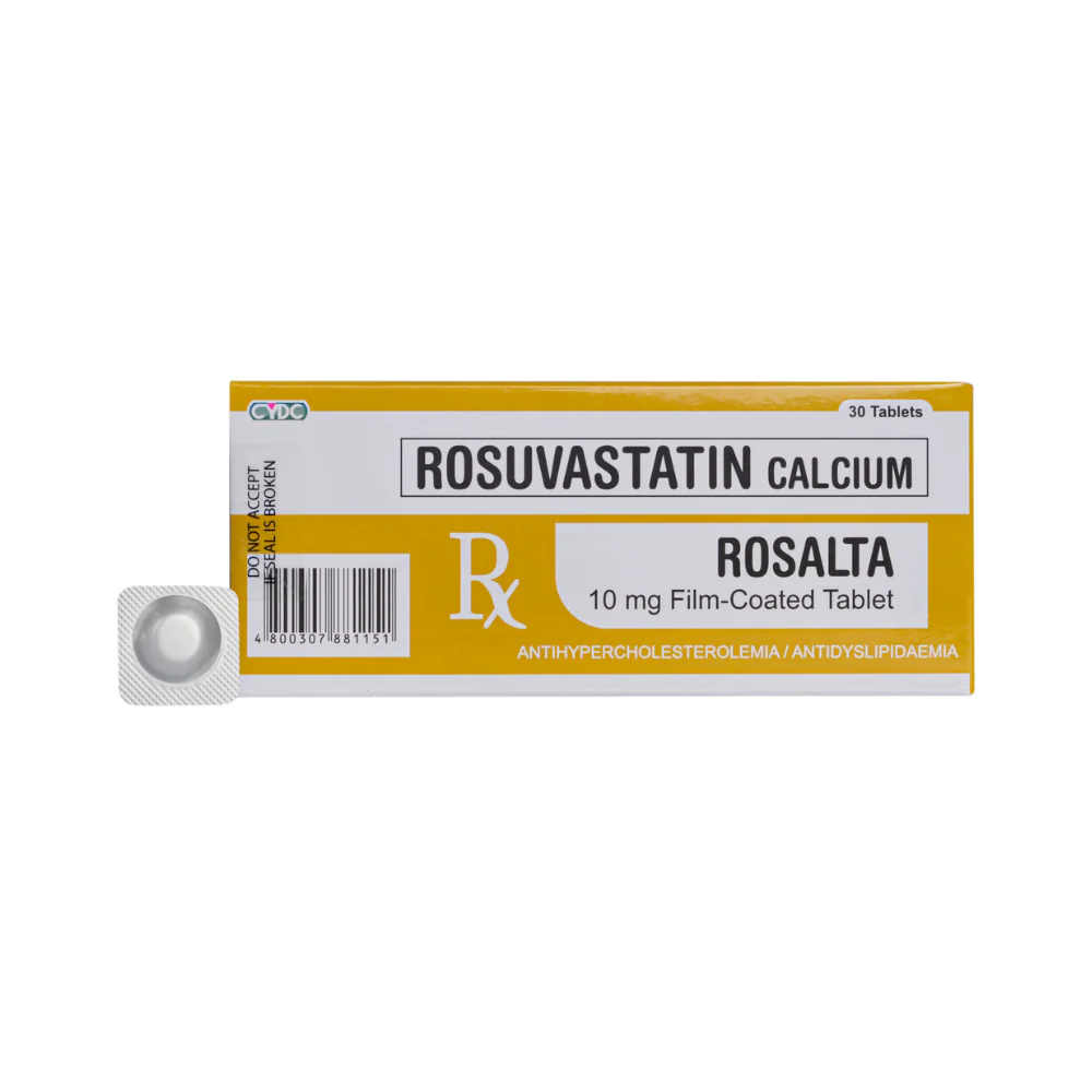 Rosalta Rosuvastatin Caluim 10mg Film-Coated Tablet By 1's - Image 2