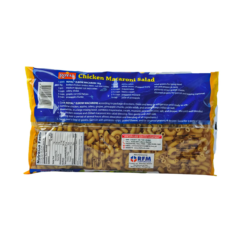 Royal Premium Elbow Macaroni 1kg - Image 2