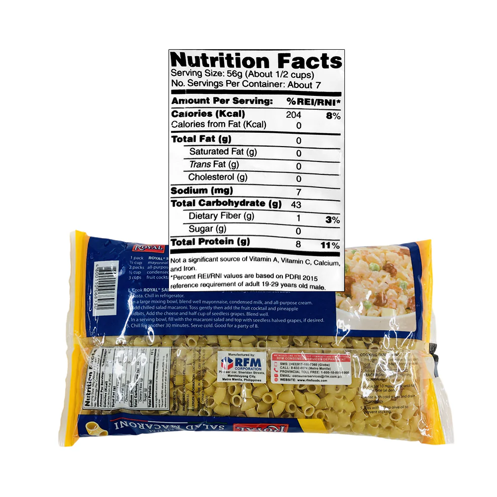 Royal Premium Salad Macaroni 400g - Image 2