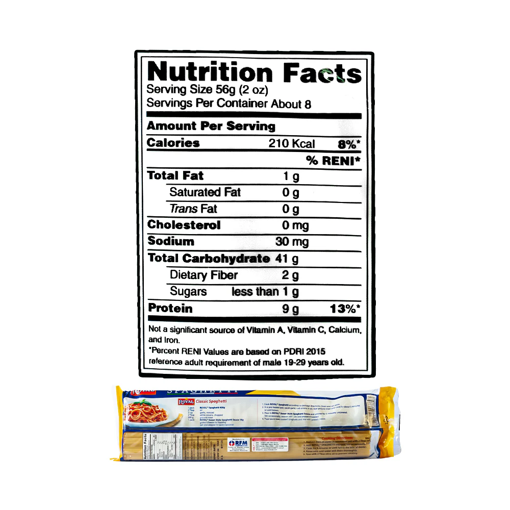 Royal Premium Spaghetti 400g - Image 3
