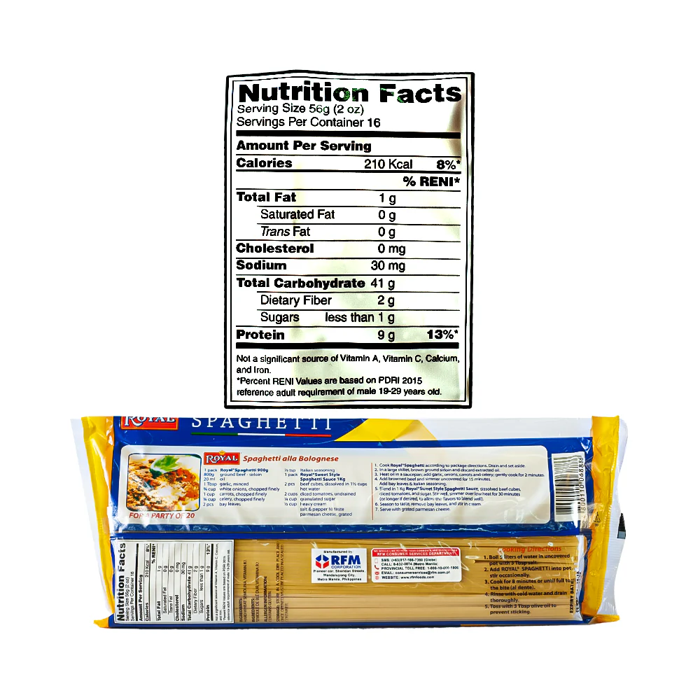 Royal Premium Spaghetti Pasta 900g - Image 3