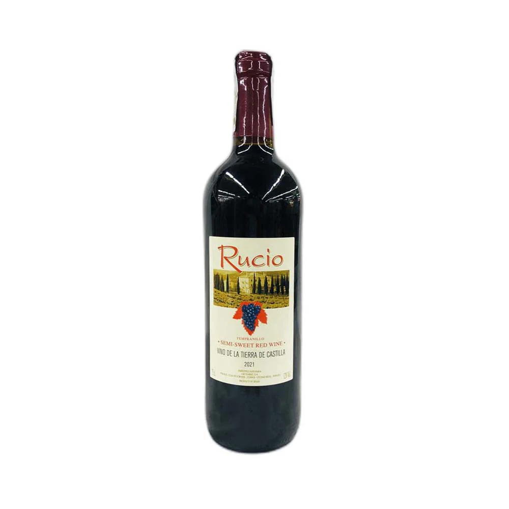 Rucio Semi Sweet Red Wine 750ml - Image 2