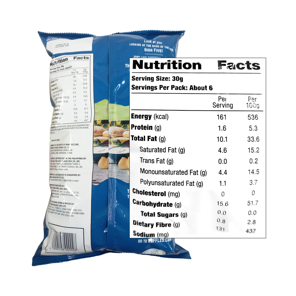 Ruffles Potato Chips Original 170g - Image 2