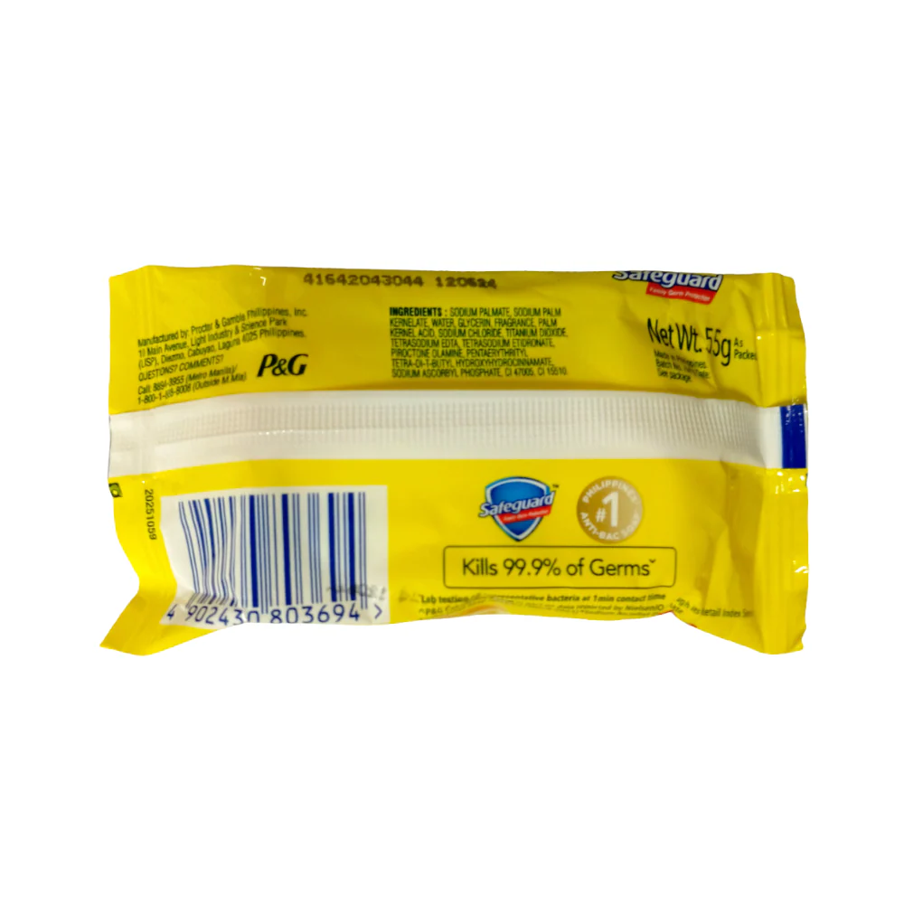 Safeguard Bar Soap Lemon Fresh 55g - Image 2