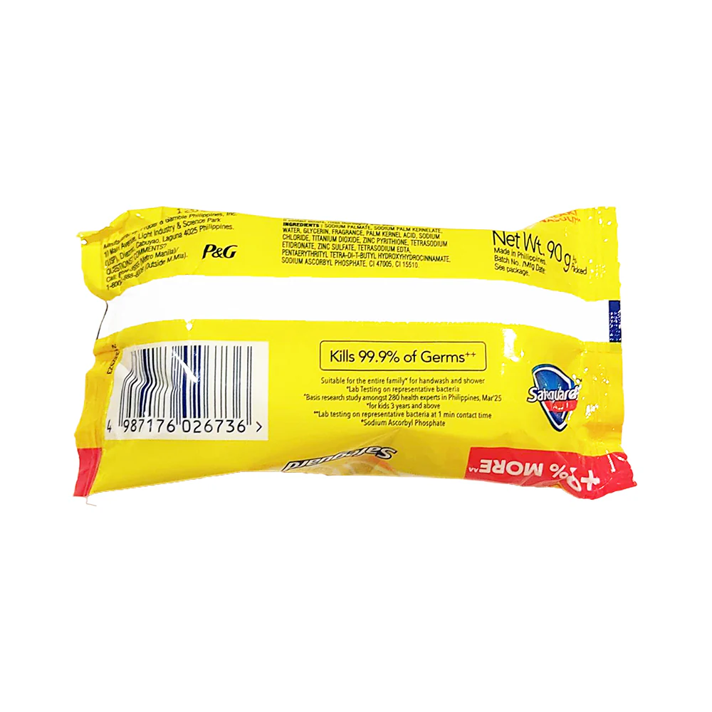 Safeguard Bar Soap Lemon Fresh 90g - Image 2