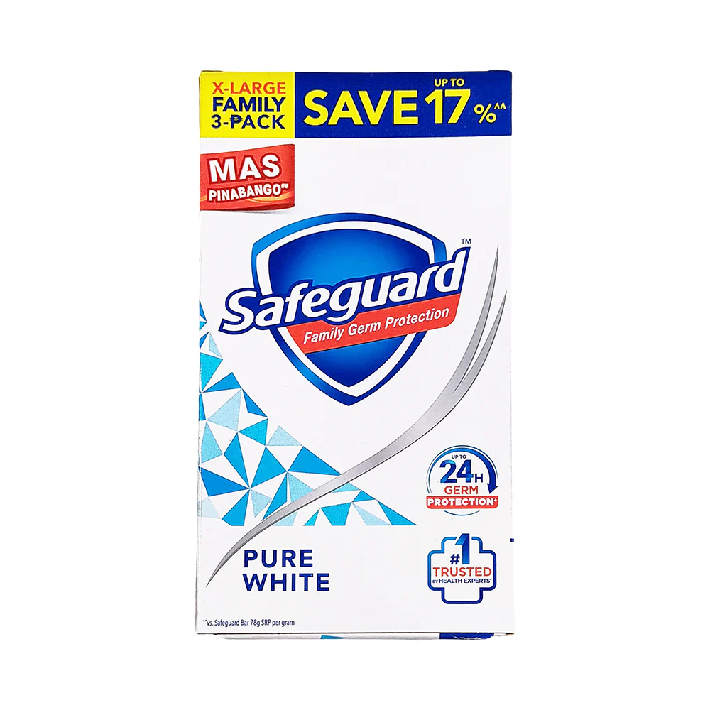 Safeguard Bar Soap Pure White 160g x 3's - Image 2