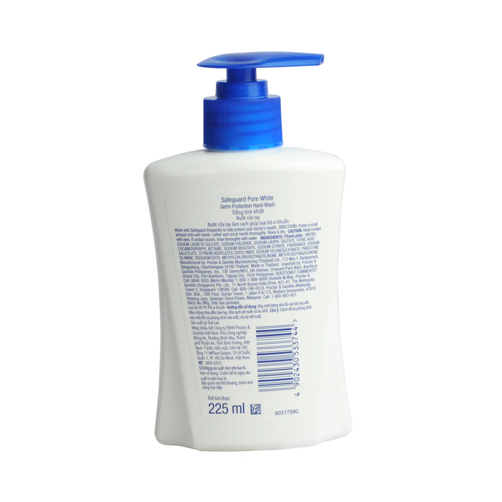 Safeguard Handwash Pure White 225ml - Image 2