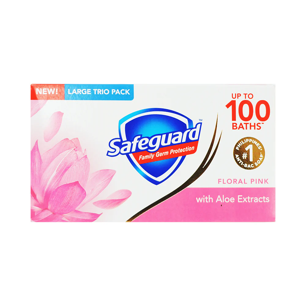 Safeguard Soap Floral Pink 3pid Pack 125g x 3's - Image 2